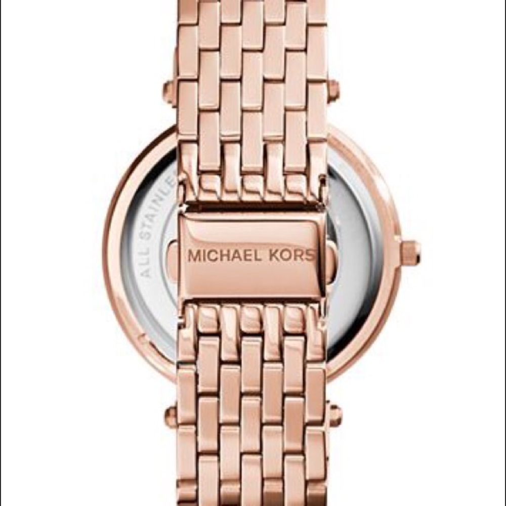 MK Darci Rose Gold Stainless Steel Bracelet Watch - Picture 3 of 6